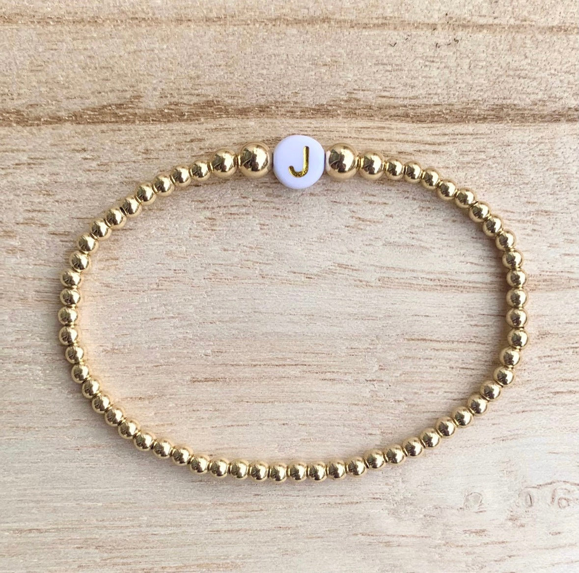 Single Initial Bracelet