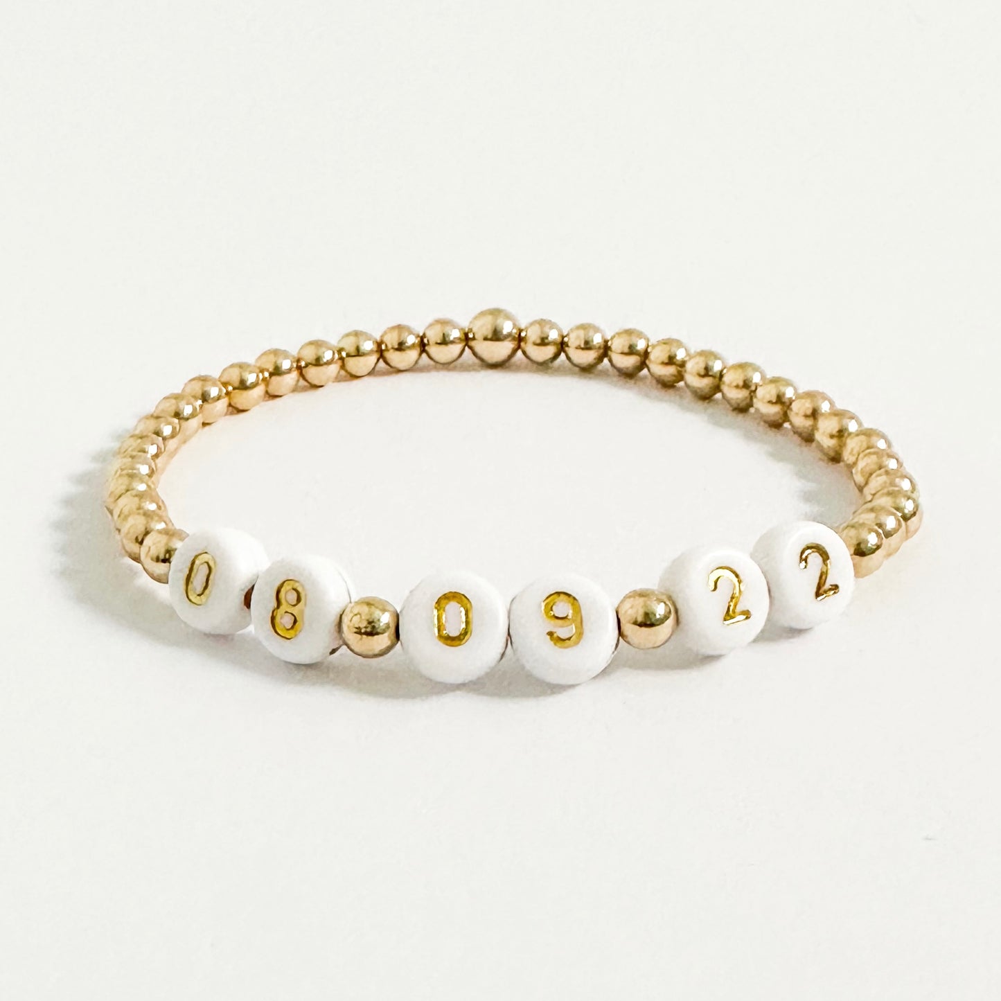 Personalised Date Number Bracelet