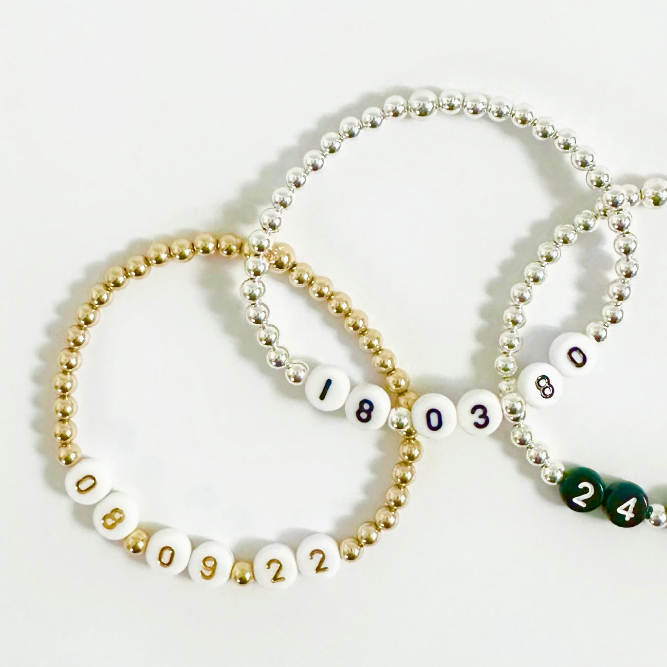 Personalised Date Number Bracelet