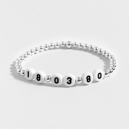 Personalised Date Number Bracelet