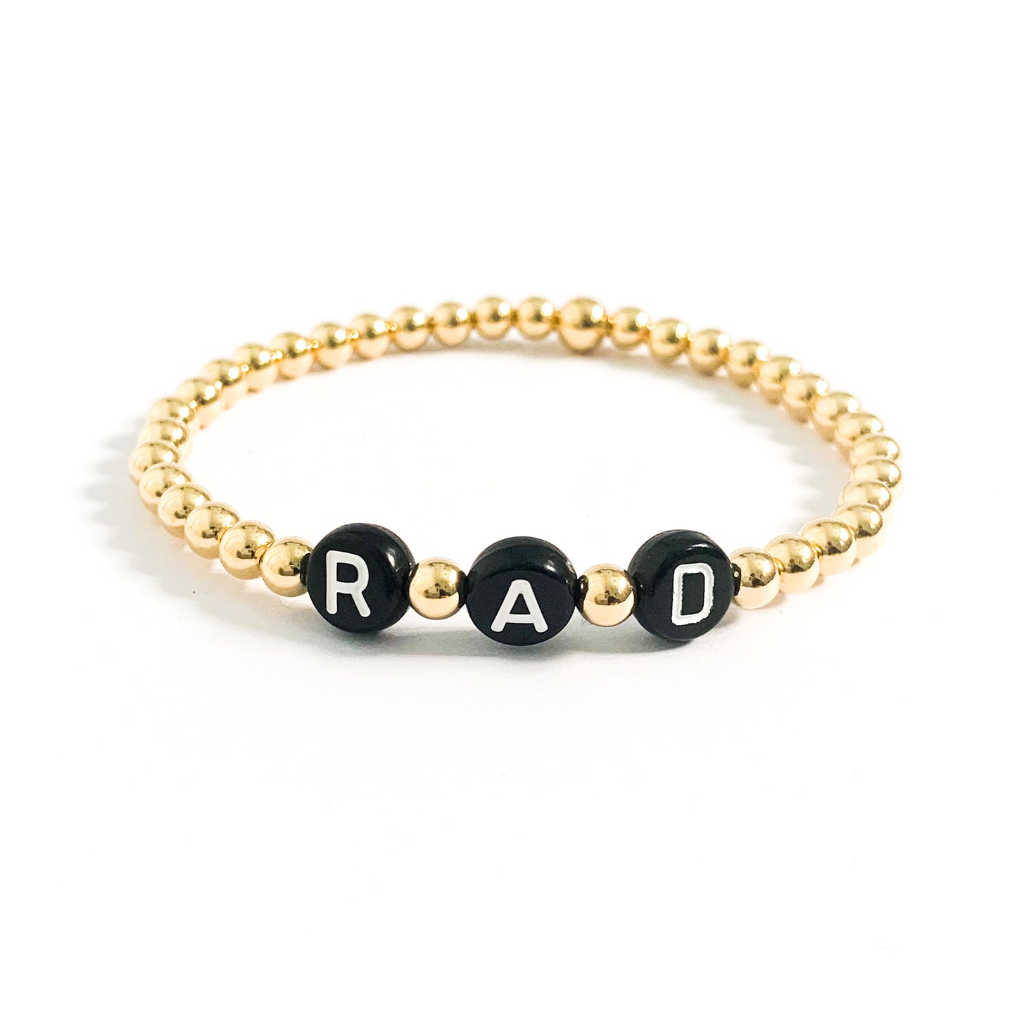 Personalised Initials ‘Family’ 14k Gold Bracelet