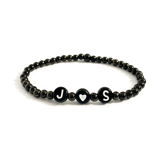 Personalised Initials ‘Family’ Stainless Steel Bracelet